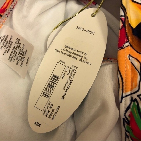 Mynah tropical high rise bikini bottom-NWT - Picture 5 of 5